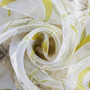 Rideaux voilage fleuri