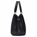 Sac à main fleuri noir