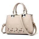 Sac à main motif fleur