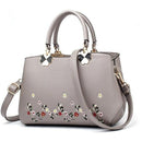 Sac à main motif fleur