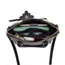 Sac à main rose fleuri