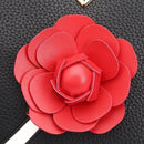 Sac avec fleur en relief