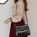 Sac bandoulière à fleurs