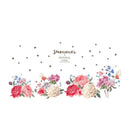 Sticker bouquet de fleurs