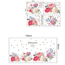 Sticker bouquet de fleurs