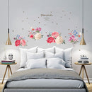 Sticker bouquet de fleurs