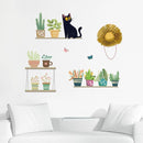 Sticker chat & fleurs