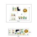 Sticker chat & fleurs