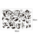 Sticker fleur arabesque