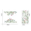 sticker fleur pour porte