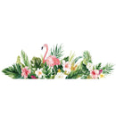 Sticker fleurs exotiques