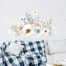 Sticker fleurs vintages