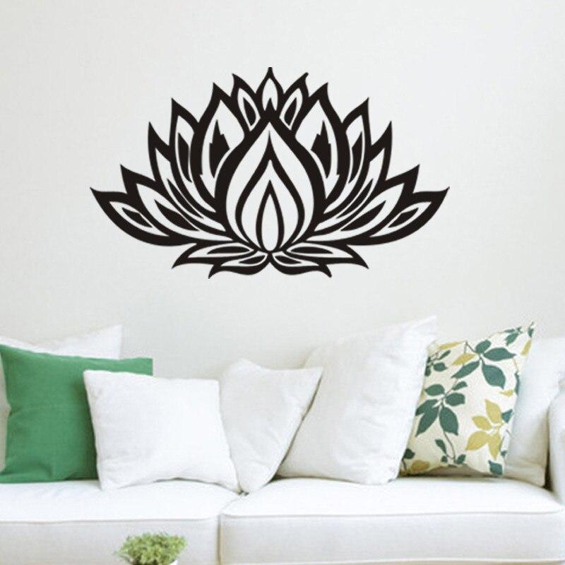 Sticker mural lotus