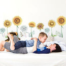 Stickers déco tournesols