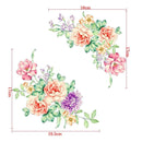 Stickers fleurs colorées