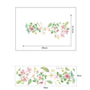 Stickers fleurs de couleur