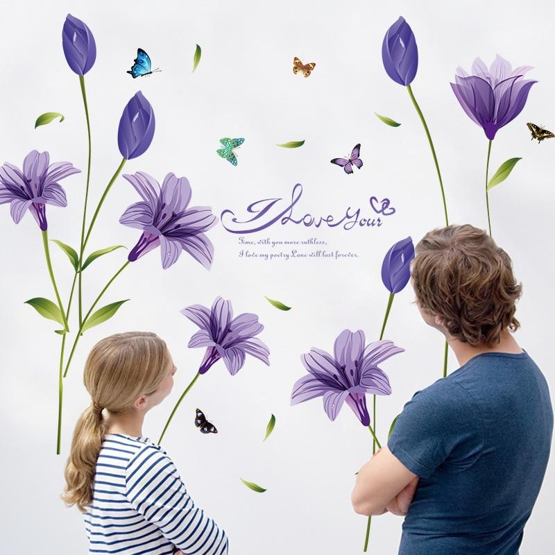 Stickers fleurs d'iris