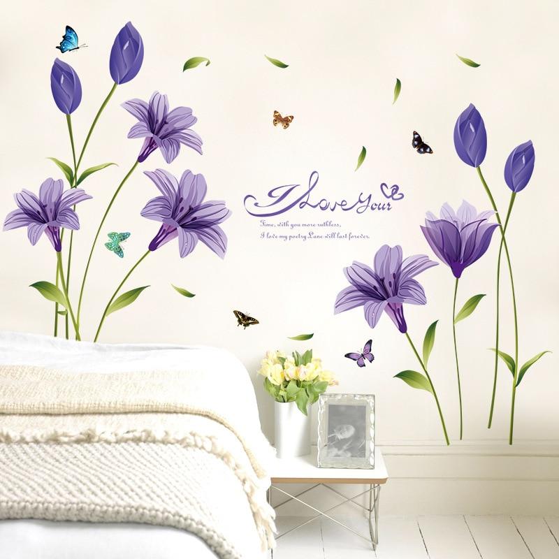 Stickers fleurs d'iris