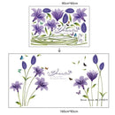 Stickers fleurs d'iris