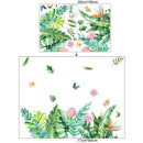 Stickers fleurs et feuilles
