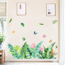 Stickers fleurs et feuilles