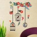 Stickers fleurs et oiseaux
