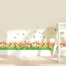 Stickers fleurs pour bordure