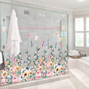 Stickers fleurs pour salle de bain