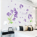 Stickers Fleurs Violettes