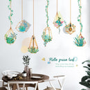 Stickers guirlande de fleurs