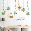 Stickers guirlande de fleurs