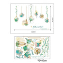 Stickers guirlande de fleurs