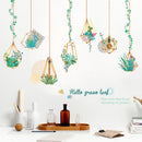 Stickers guirlande de fleurs