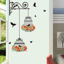 Stickers Muraux cages d'oiseaux