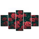 Tableau avec des roses