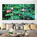 Tableau de fleurs nénuphars