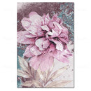 Tableau fleur abstrait