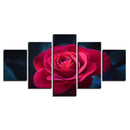 Tableau fleur contemporain