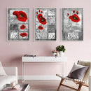 Tableau fleur coquelicot