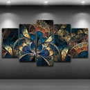 Tableau fleur fractale