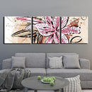 Tableau fleur graphique