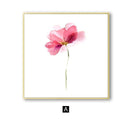 Tableau fleur peint a la main