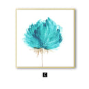 Tableau fleur peint a la main