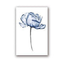 Tableau fleurs bleues