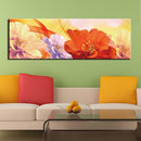 Tableau fleurs colorées