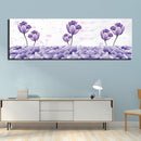 Tableau fleurs mauves