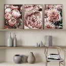 Tableau fleurs pivoines