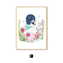 Tableau fleurs pour filles