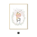 Tableau fleurs pour filles