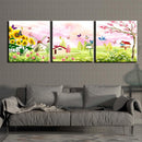 Tableau jardin fleuri